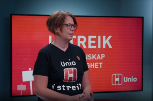 Berit Langset, streikeleder ved Ahus